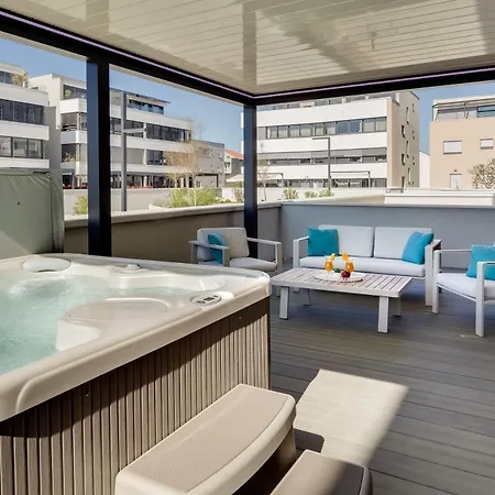 شقة Luxury Olea With Jacuzzi & Pool